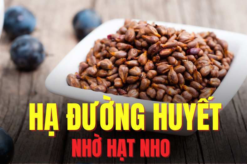 Using grape seeds properly can effectively support lowering blood sugar. Graphics: Tra My