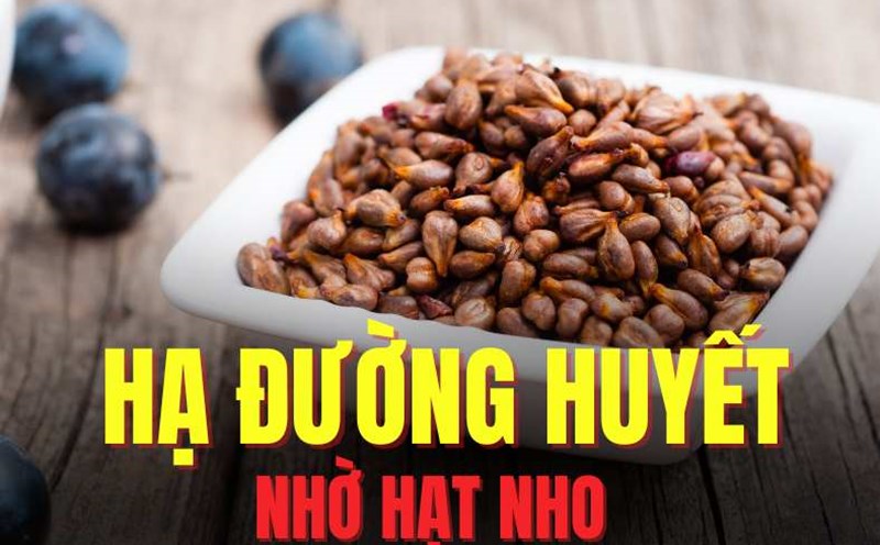 Using grape seeds properly can effectively support lowering blood sugar. Graphics: Tra My