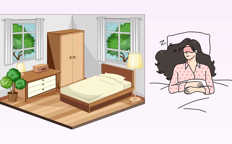 4 factors to have in the bedroom to help you sleep well each night. Graphics: Minh Chau