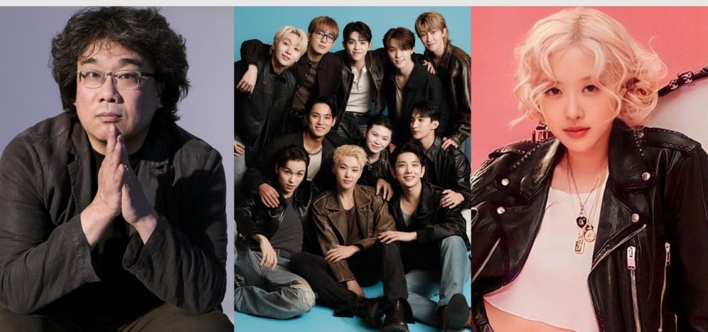 Blackpink director Bong Joon Ho, Rose and the artists are on the Gold House A100 list in 2025. Photo: film Lotte.