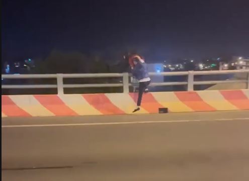 Scene of the rescue. Photo: Bao Trung