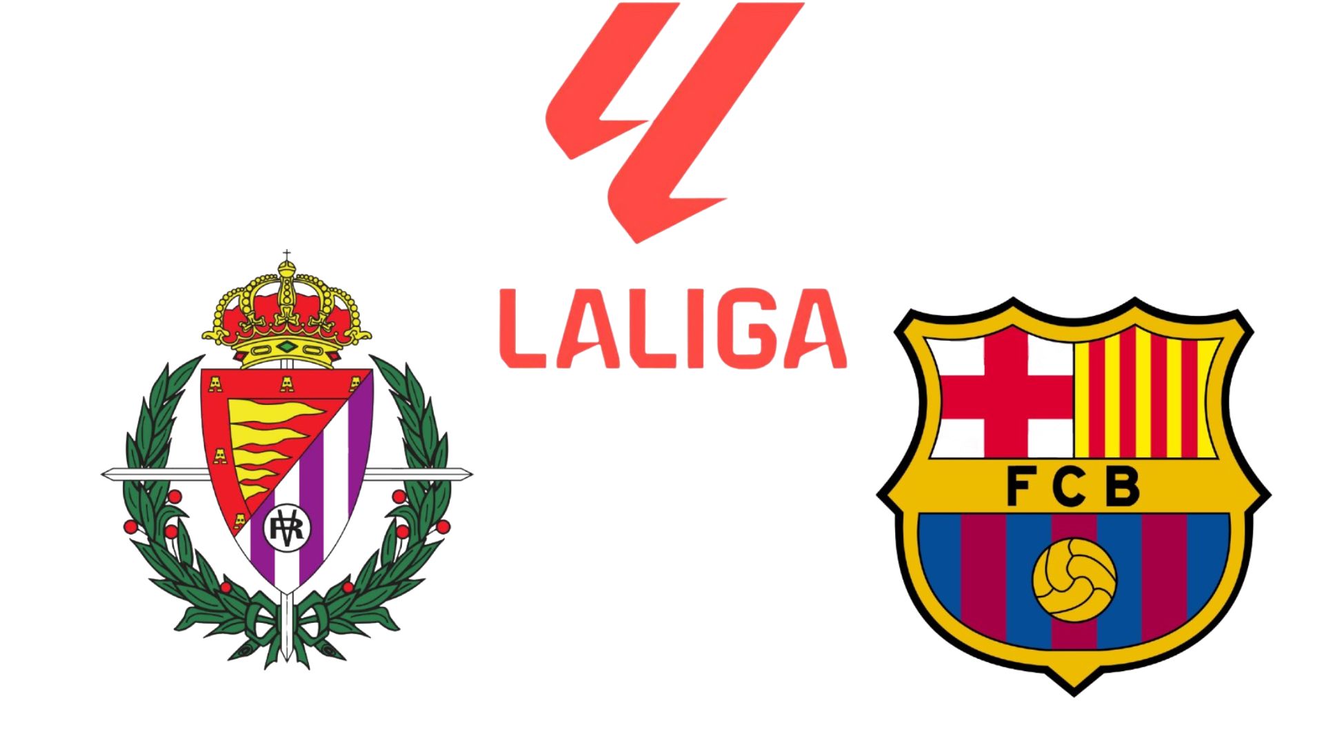 El Valladolid se enfrenta al Barcelona en la Liga. Diseñado por Wan An