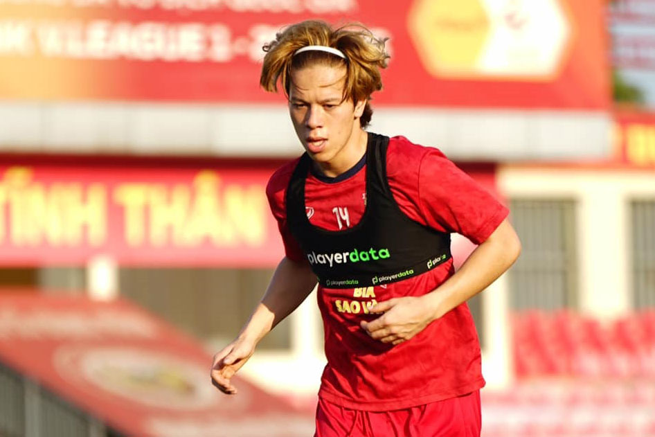 Viktor Le continues to be associated with Hong Linh Ha Tinh club. Photo: HLHT Club