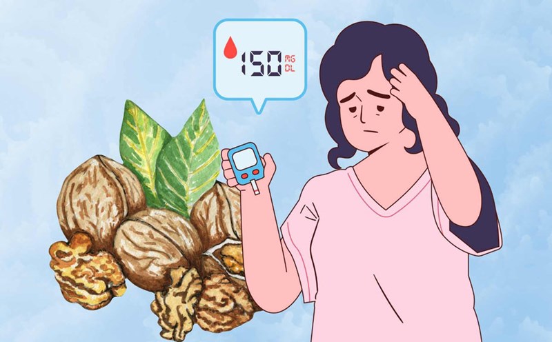 Pay special attention when eating walnuts for people with high blood pressure. Graphics: Dinh Dinh