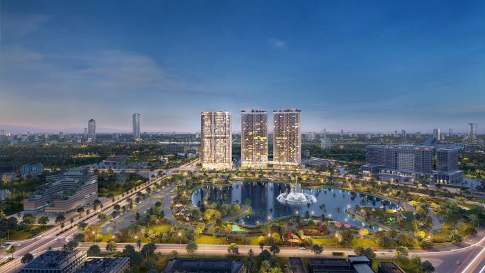 The Matrix One Premium bieu tuong phong cach song moi phia Tay Ha Noi. Anh: