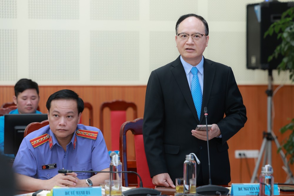 Ông Nguyễn Văn Thắng - Tổng Biên tập Báo Bảo vệ Pháp luật. Ảnh: Hải Nguyễn