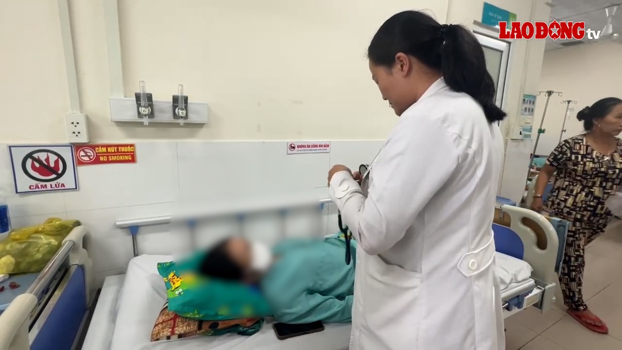 Patient with stage 4 diabetes. Photo: NGUYEN LY