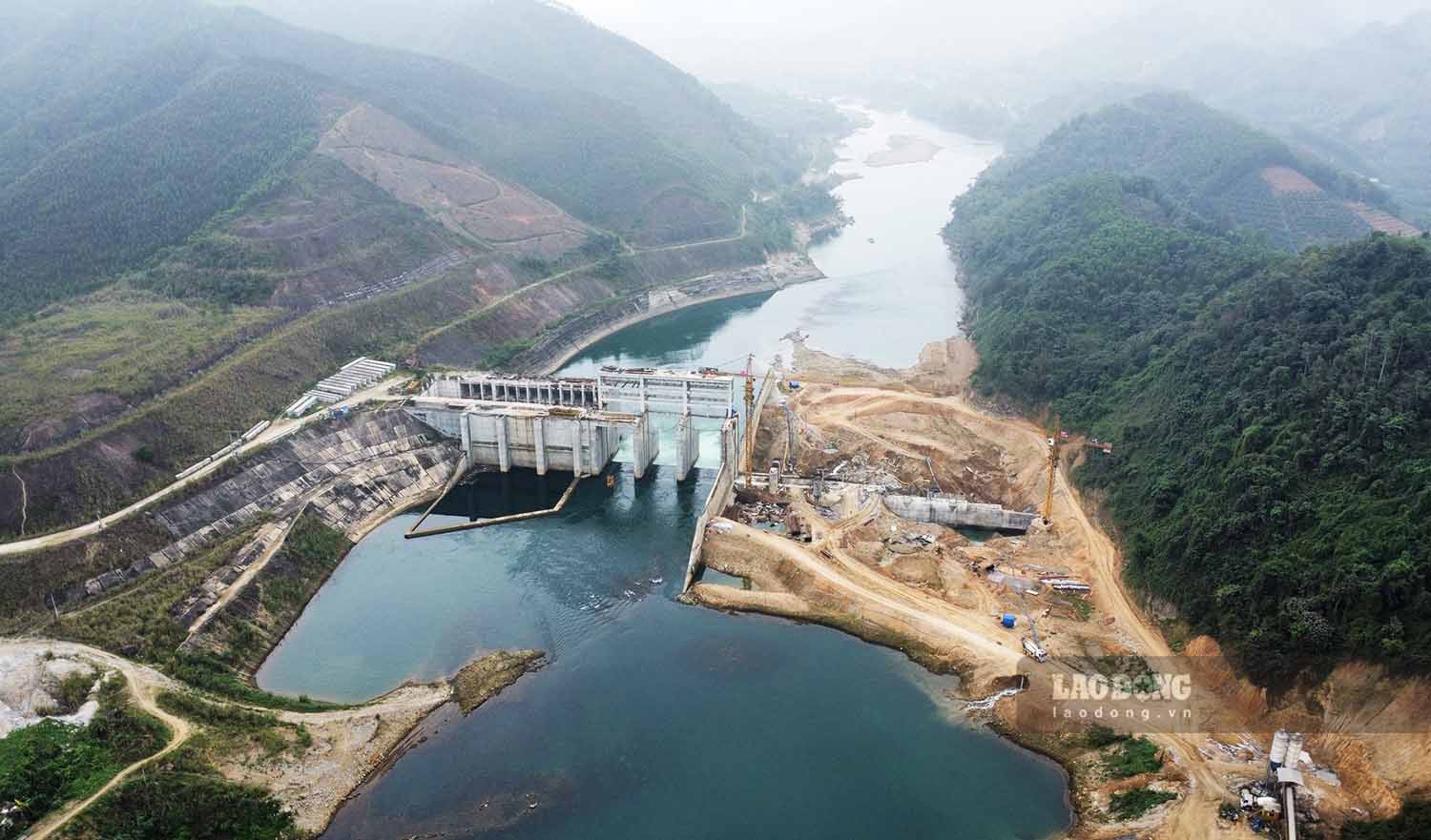The Yen Son Hydropower Project will operate commercial power generation by the end of 2025. Photo: Viet Bac.