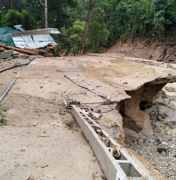 Floods caused severe damage to many areas in Tuong Duong district (Nghe An). Photo: Quang Dai
