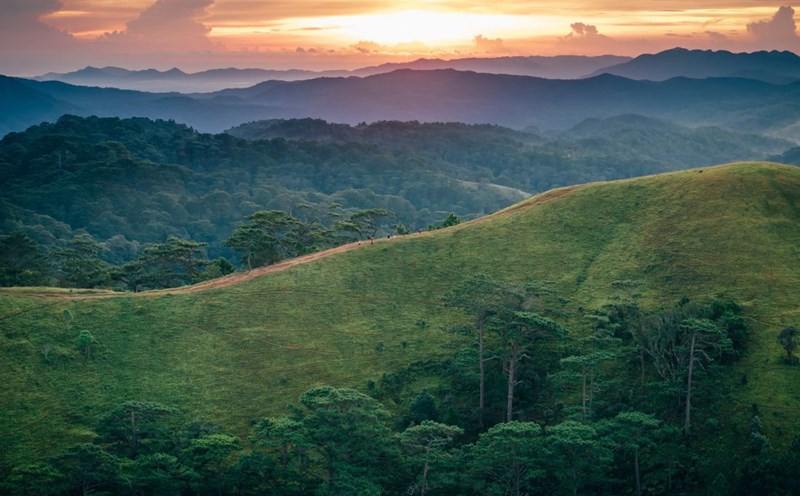 The Ta Nang - Phan Dung salt road is considered the most beautiful trekking route in Vietnam. Photo: Hai An