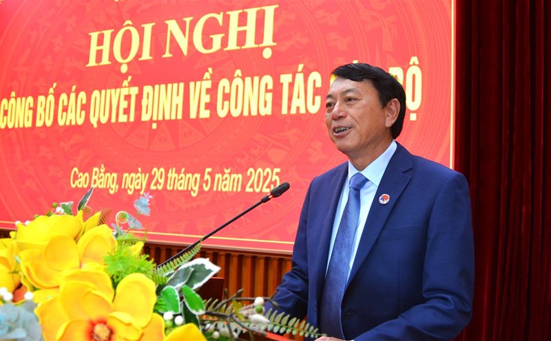 Mr. Hoang Xuan Anh - Deputy Secretary of the Provincial Party Committee, Chairman of the People's Committee of Cao Bang province has applied for early retirement. Photo: Caobang.gov.vn