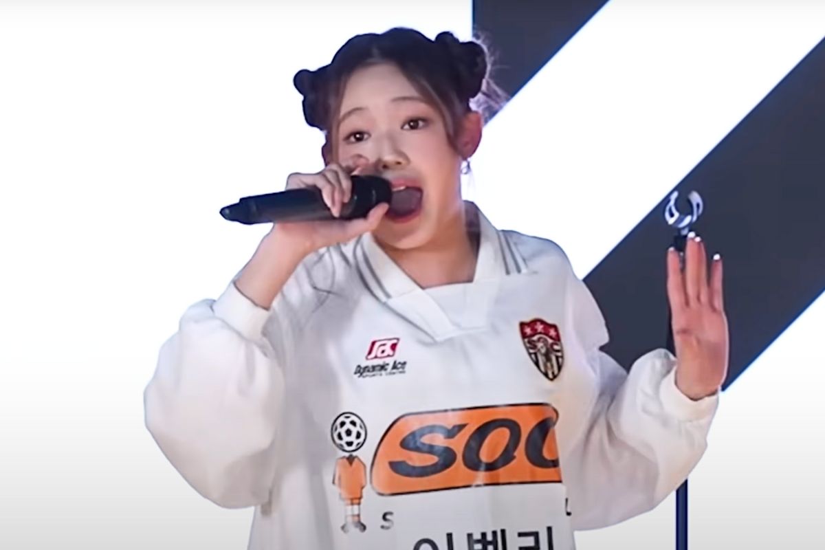 Evelli, thanh vien dau tien cua nhom nhac dan em Blackpink, Baby Monster duoc gioi thieu. Anh: video gioi thieu/YG Entertainment