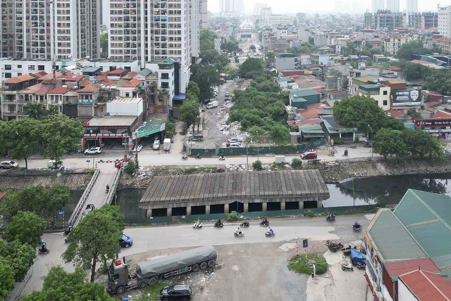Cau L3 qua song Lu nhieu nam dang do. Anh: Huu Chanh