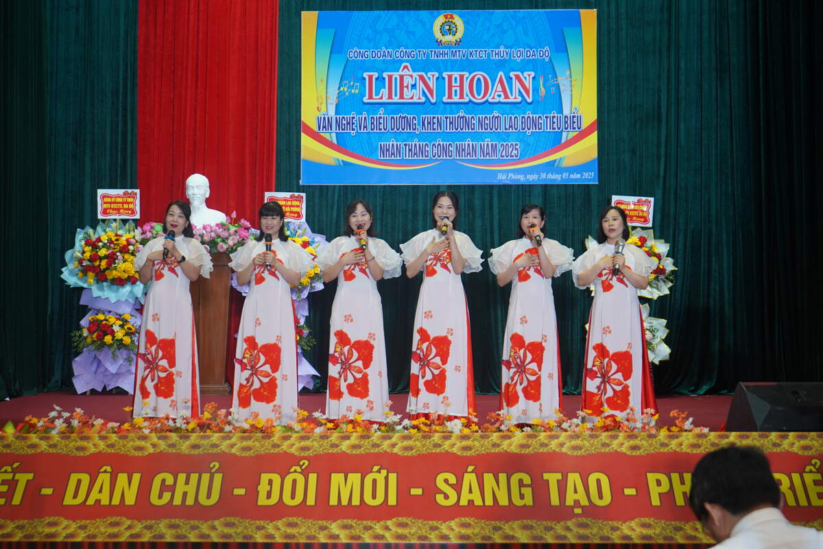 Liên hoan văn nghệ là hoạt động ý nghĩa, hưởng ứng Tháng Công nhân 2025 của Công đoàn công ty. Ảnh: Mai Dung