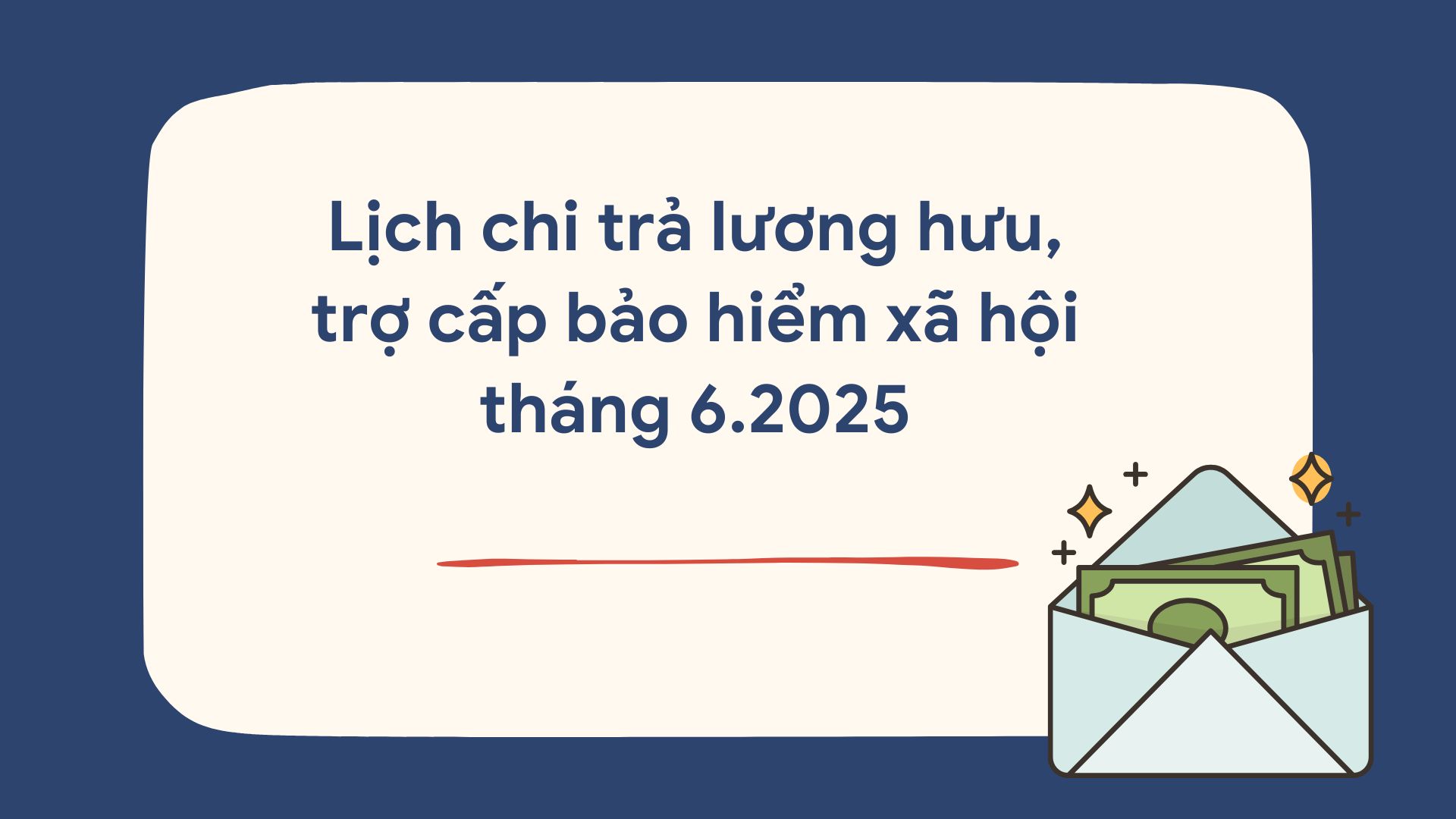 Pension and social insurance allowance payment schedule for June 2025