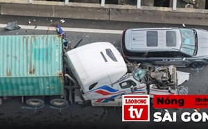 Nóng Sài Gòn: Tai nạn liên hoàn trên cao tốc gây ùn tắc kèo dài hàng km