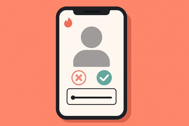 Tinder is testing height selection when looking for a date. Graphics: Quang Minh