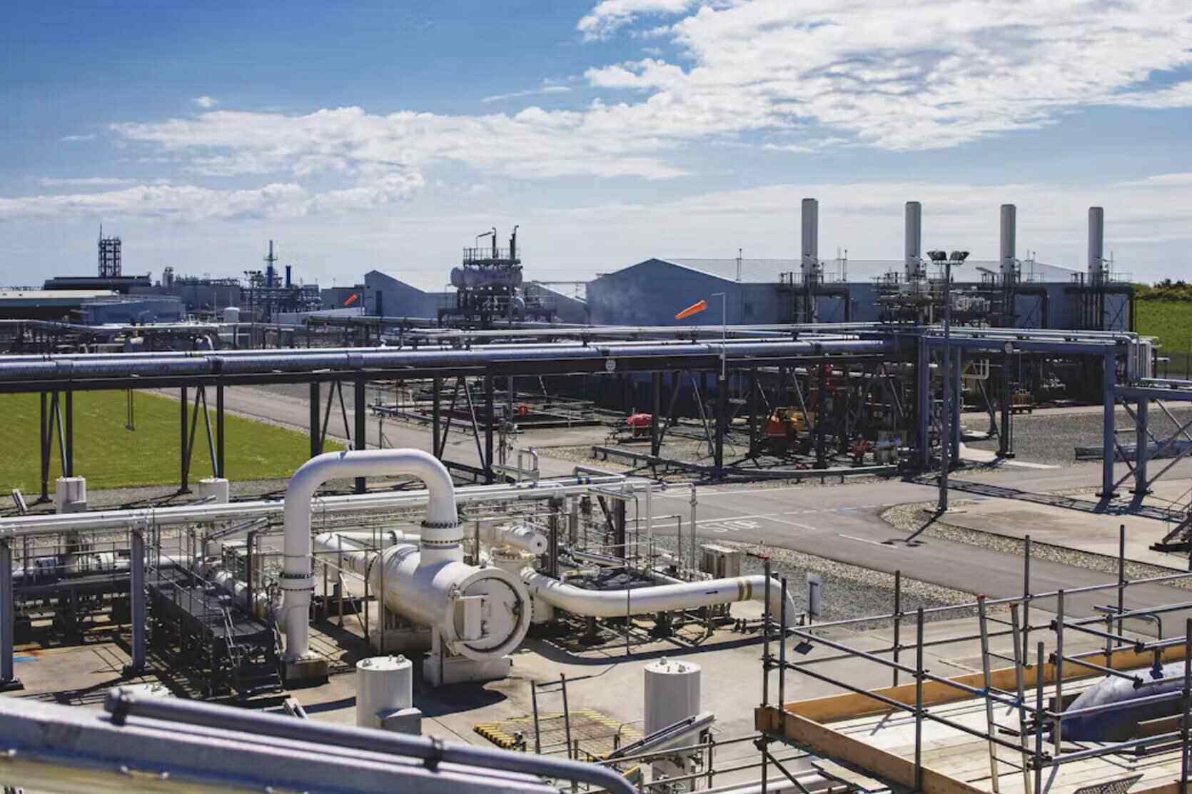 Tuberia de gas langelada. Foto: Gassco