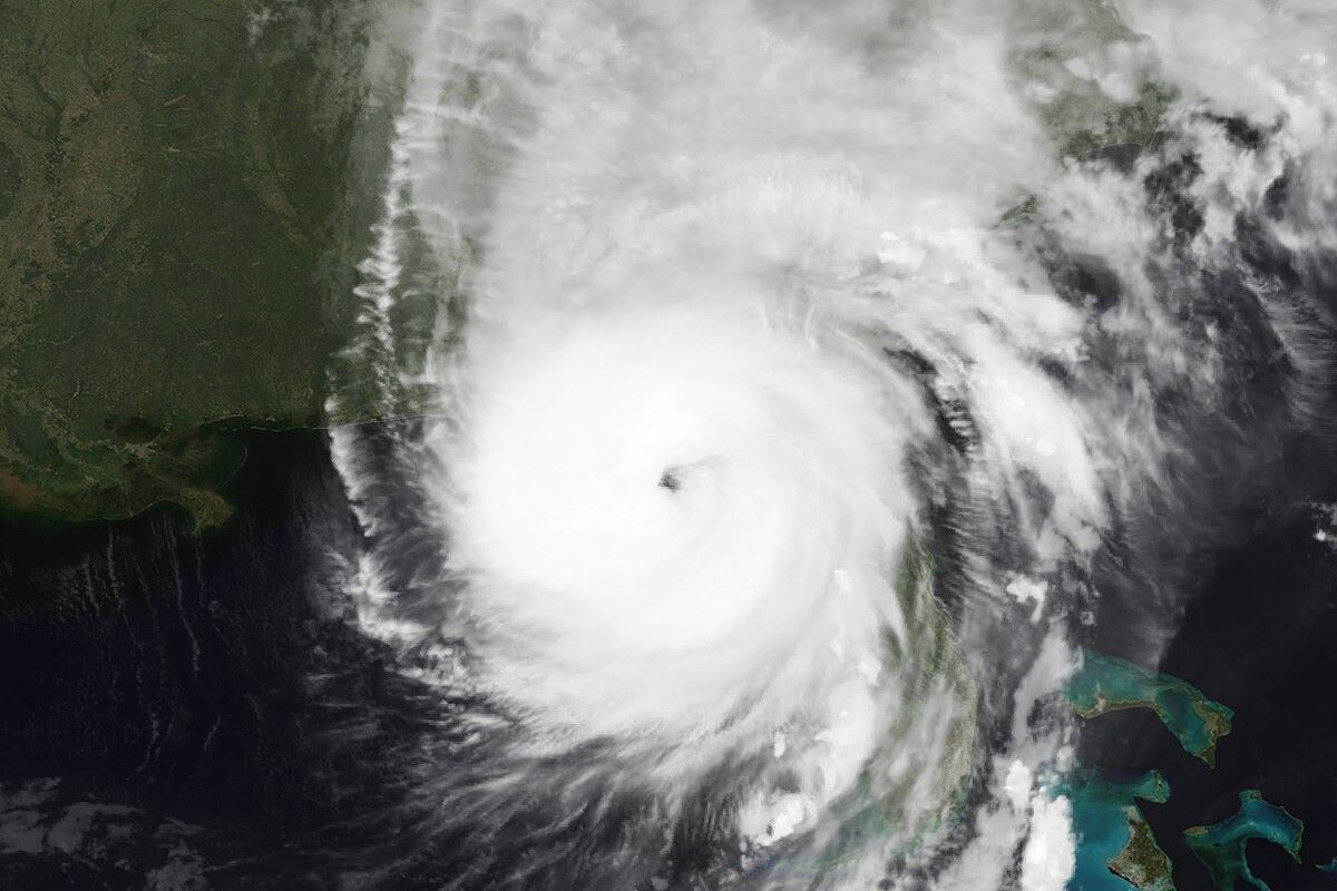 Helene Super Typhoon antes de aterrizar Florida, EE. UU., El 26 de septiembre de 2024. Foto: NOAA