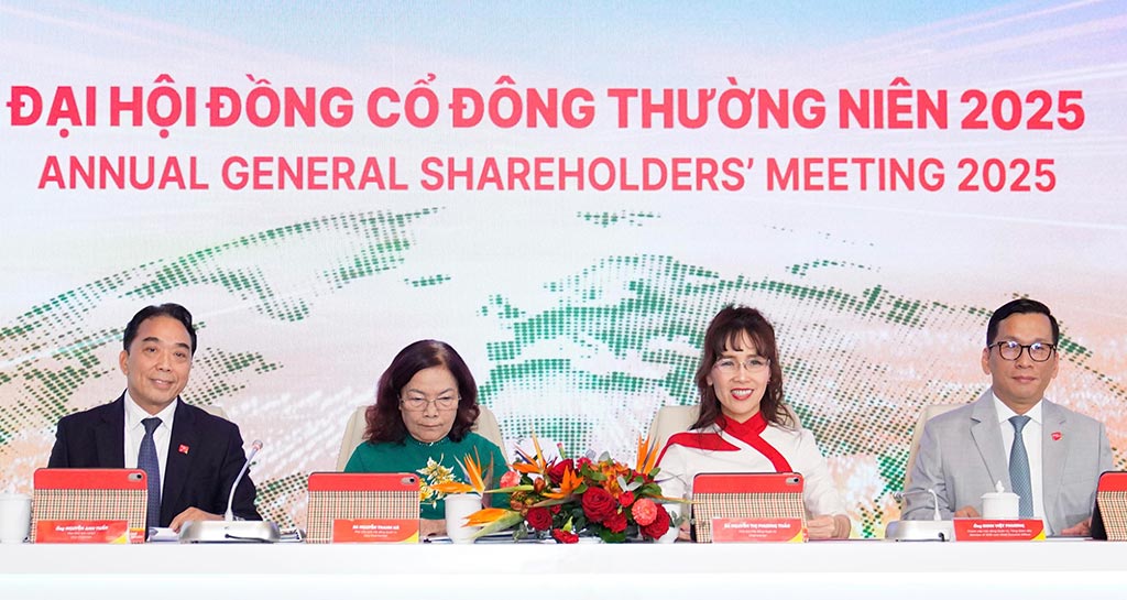 Dai hoi co dong thuong nien Vietjet dat muc tieu tiep tuc phat trien dich vu trong nuoc va dau tu doi tau bay cho phat trien dai han.