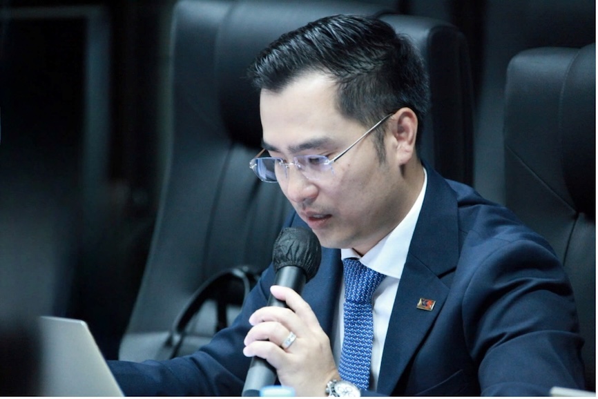 Quyen Tong Giam doc CIC phat bieu tai Hoi thao. Anh: CIC