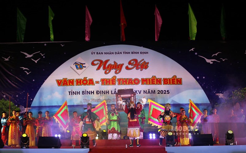 The 15th Binh Dinh Coastal Culture - Sports Festival in 2025 will take place over 2 days, May 30-31. Photo: Hoai Phuong