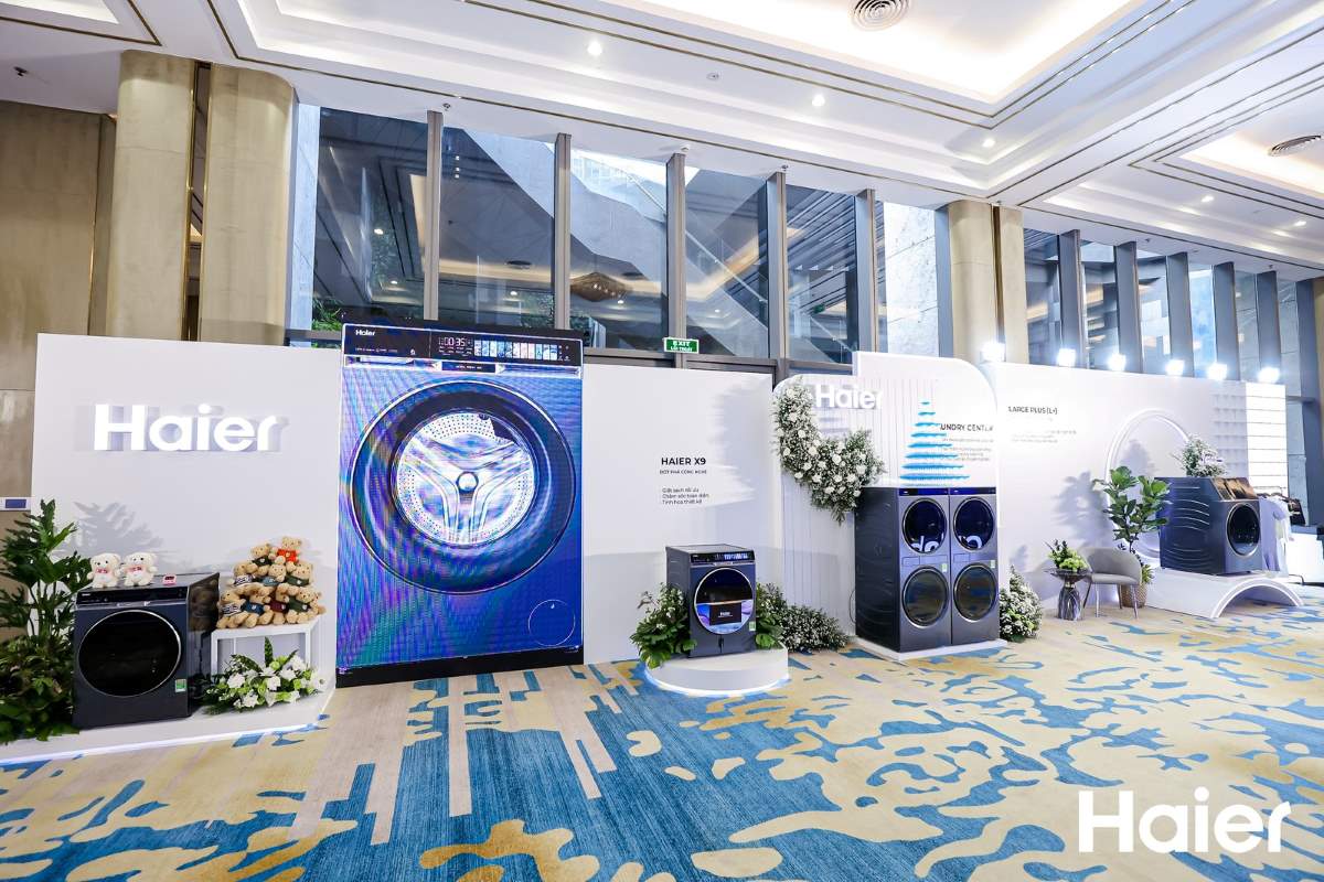 Haier was established in 1984, in 2024 it achieved a revenue of more than 55 billion USD, a big name in the world's appliance industry. Photo: Haier