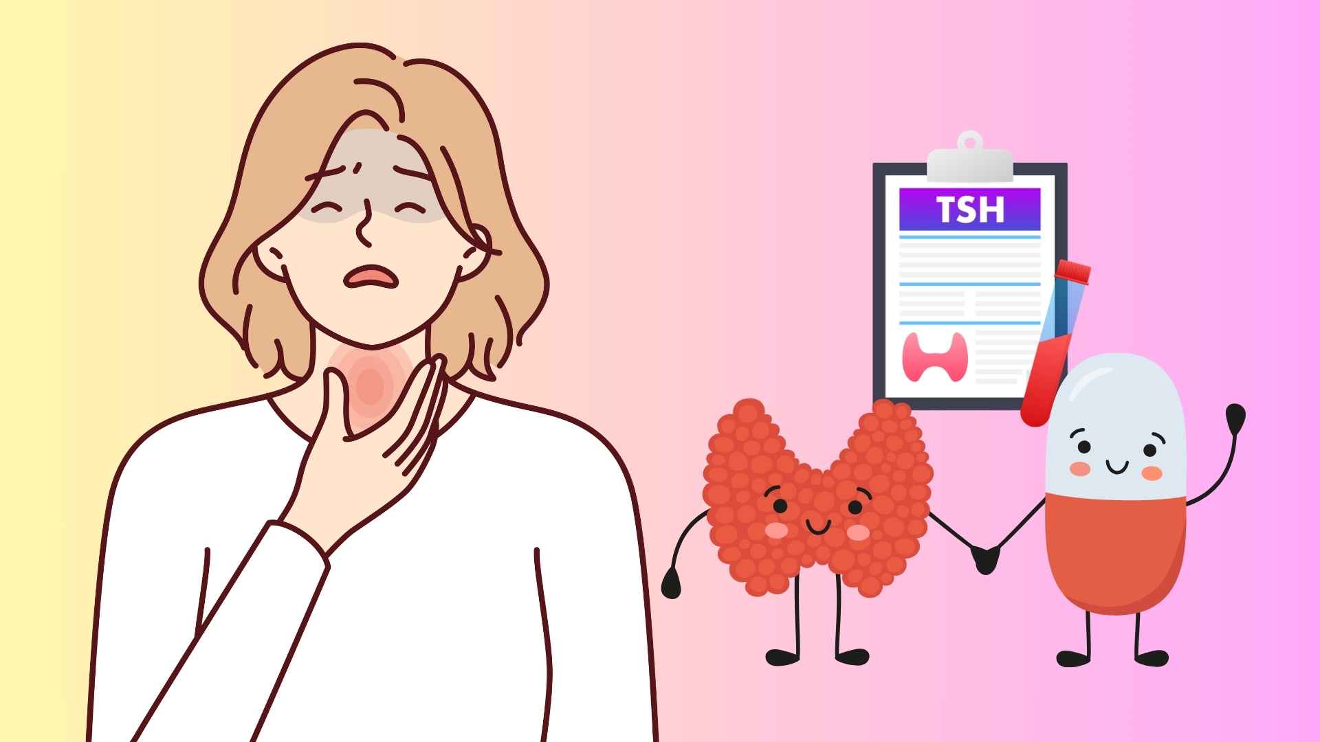 El hipotiroidismo puede ser peligroso. Graficos: nubes inferiores