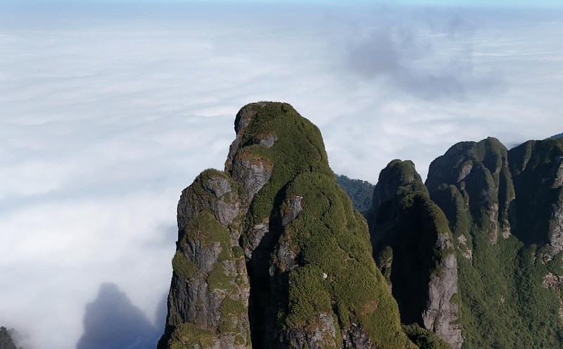 Ngu Chi Son Peak has been ranked as a Lao Cai Provincial Scenic Landmark. Photo: Le Khac Chieu