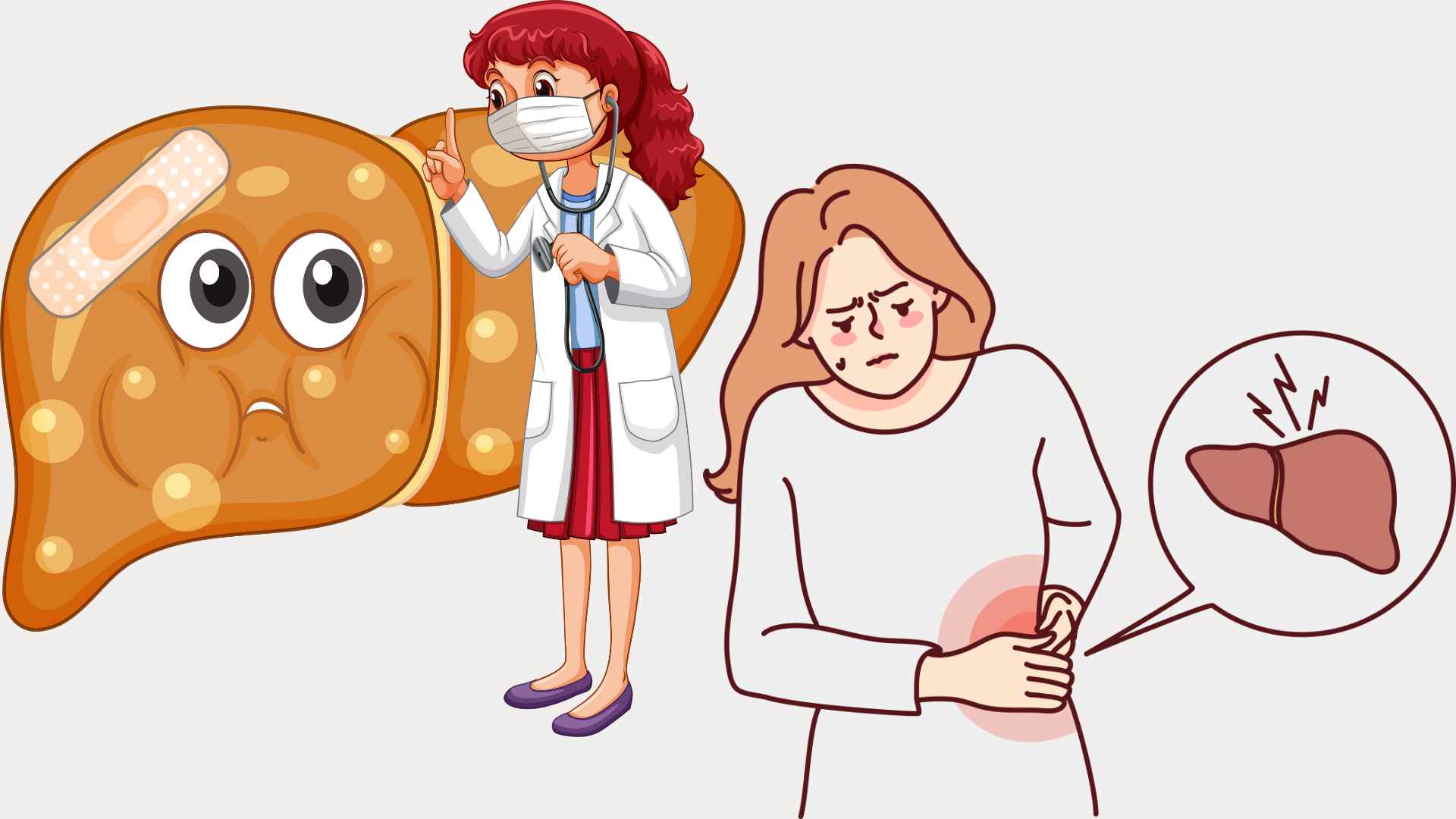 La enfermedad del higado graso puede ser perjudicial para la salud. Graficos: nubes inferiores