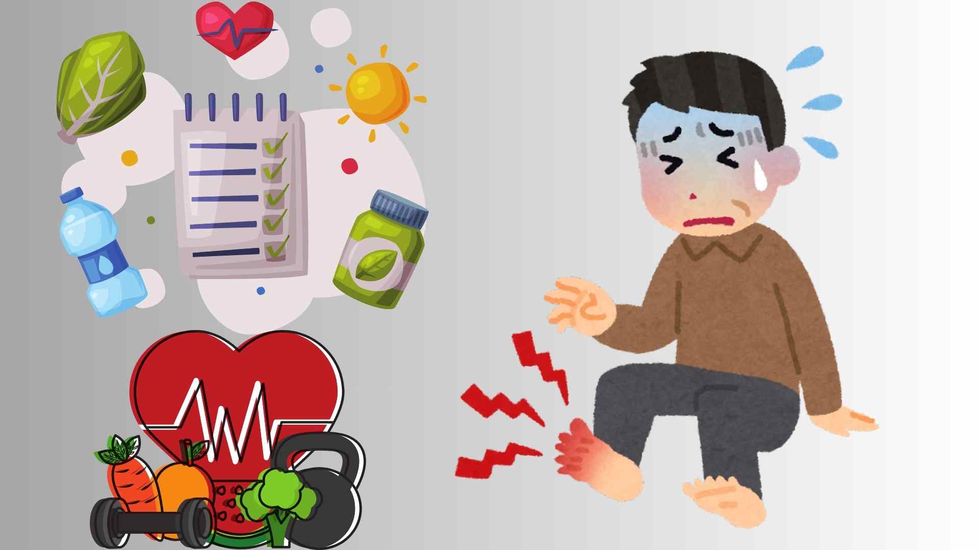 Gout patients need to change their lifestyle to be healthier. Graphics: Ha May