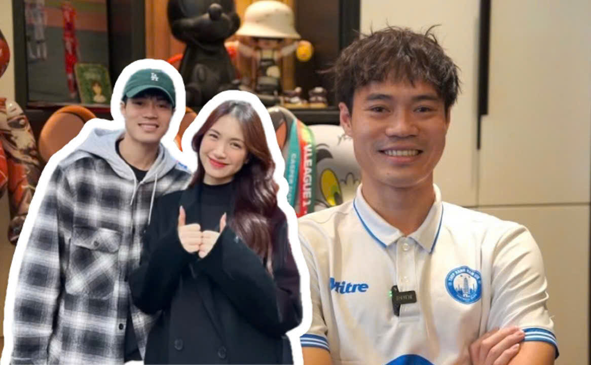 Striker Van Toan shares about his relationship with Hoa Minzy.