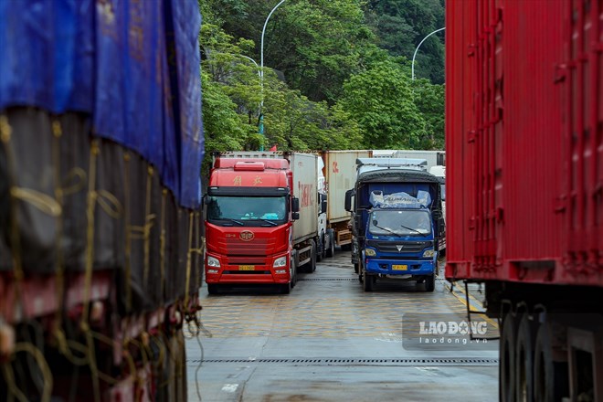 The Prime Minister requested that there should be no congestion of goods and agricultural products at the border gate. Photo: Tran Tuan.