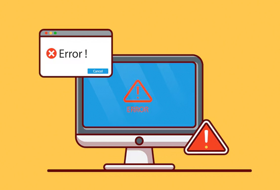 The cause of the software or operating system error is suspended on the computer. Graphics: Thien Nhan