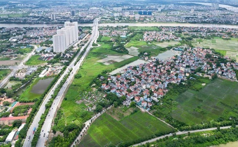 Many people are interested in documents, procedures, and conditions for converting agricultural land to residential land according to the 2024 Land Law. Photo: Huu Chanh