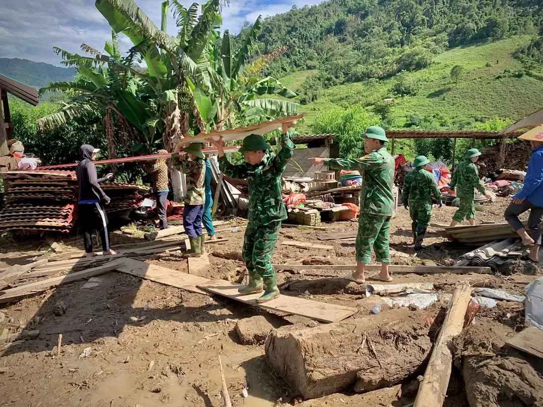 Các địa phương miền núi Nghệ An dồn lực khắc phục hậu quả mưa lũ