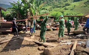 Các địa phương miền núi Nghệ An dồn lực khắc phục hậu quả mưa lũ