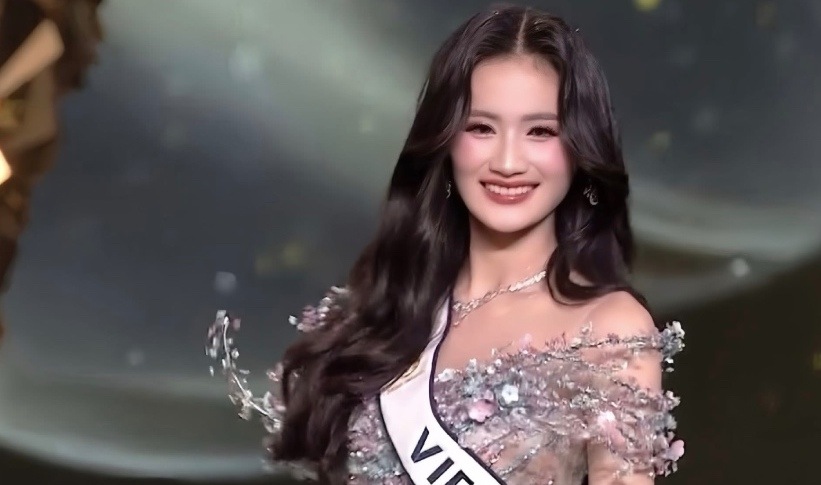 La señorita Y NHI llego a la top 40 Miss World. Foto: Corte del video