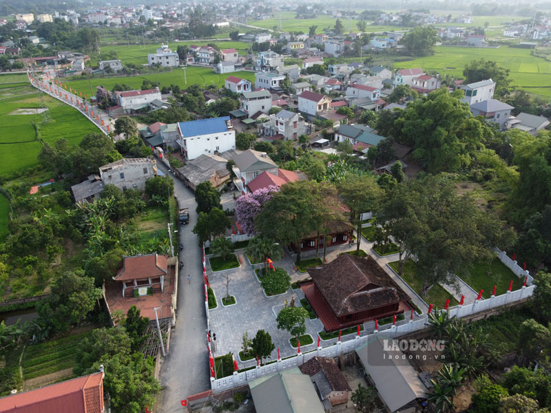 Toàn cảnh khu lưu niệm đồng chí Hoàng Đình Giong. Ảnh: Tân Văn