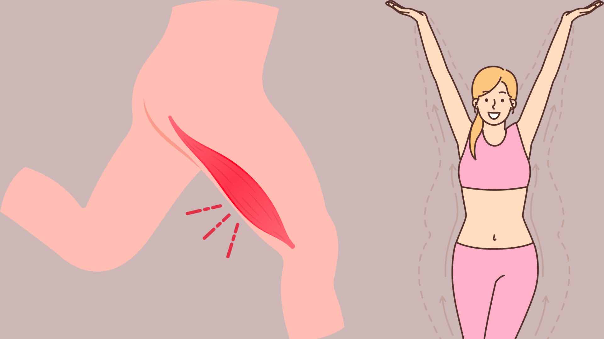 Reduce thigh fat to have slim legs. Graphic photo: Hoang Loc