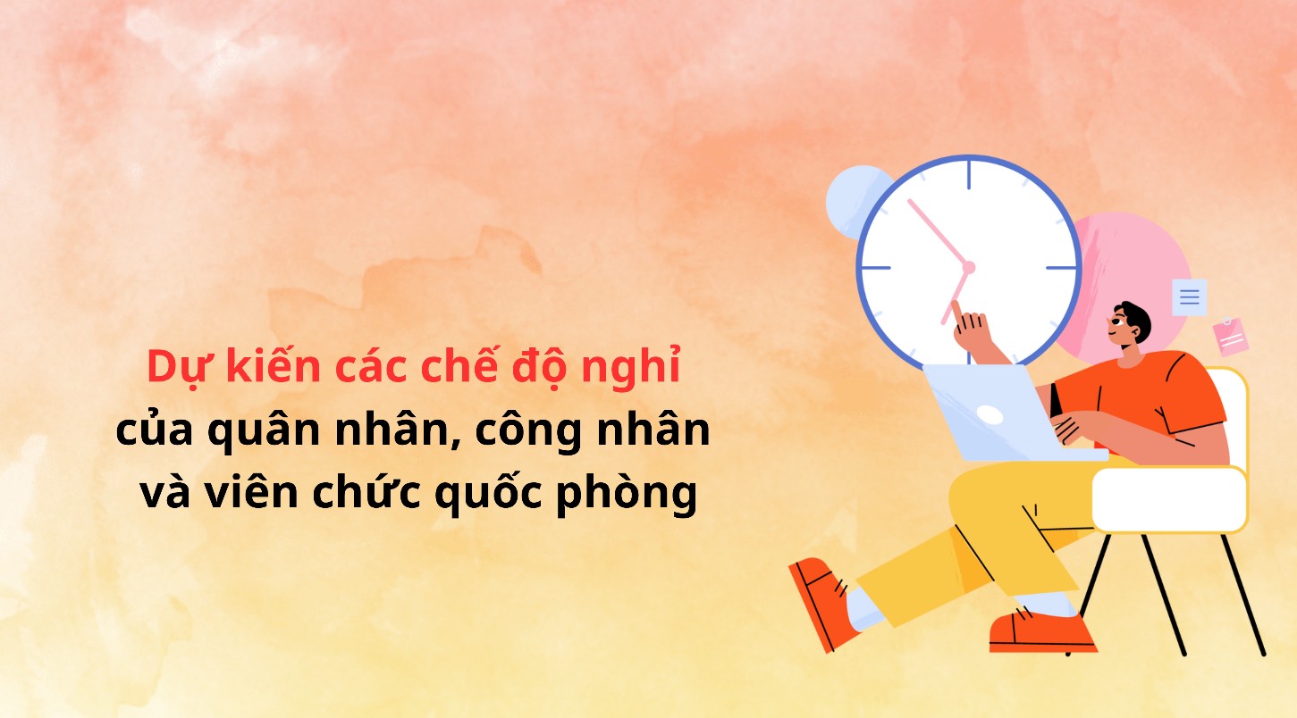 Expected leave regimes for soldiers, workers and defense officials.