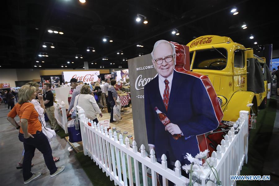 Ngay mua sam danh cho co dong Berkshire Hathaway nam 2018. Anh: Xinhua