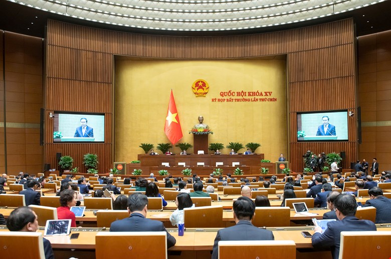 As scheduled, tomorrow, May 5, the 9th Session of the 15th National Assembly will begin working. Photo: Quochoi.vn
