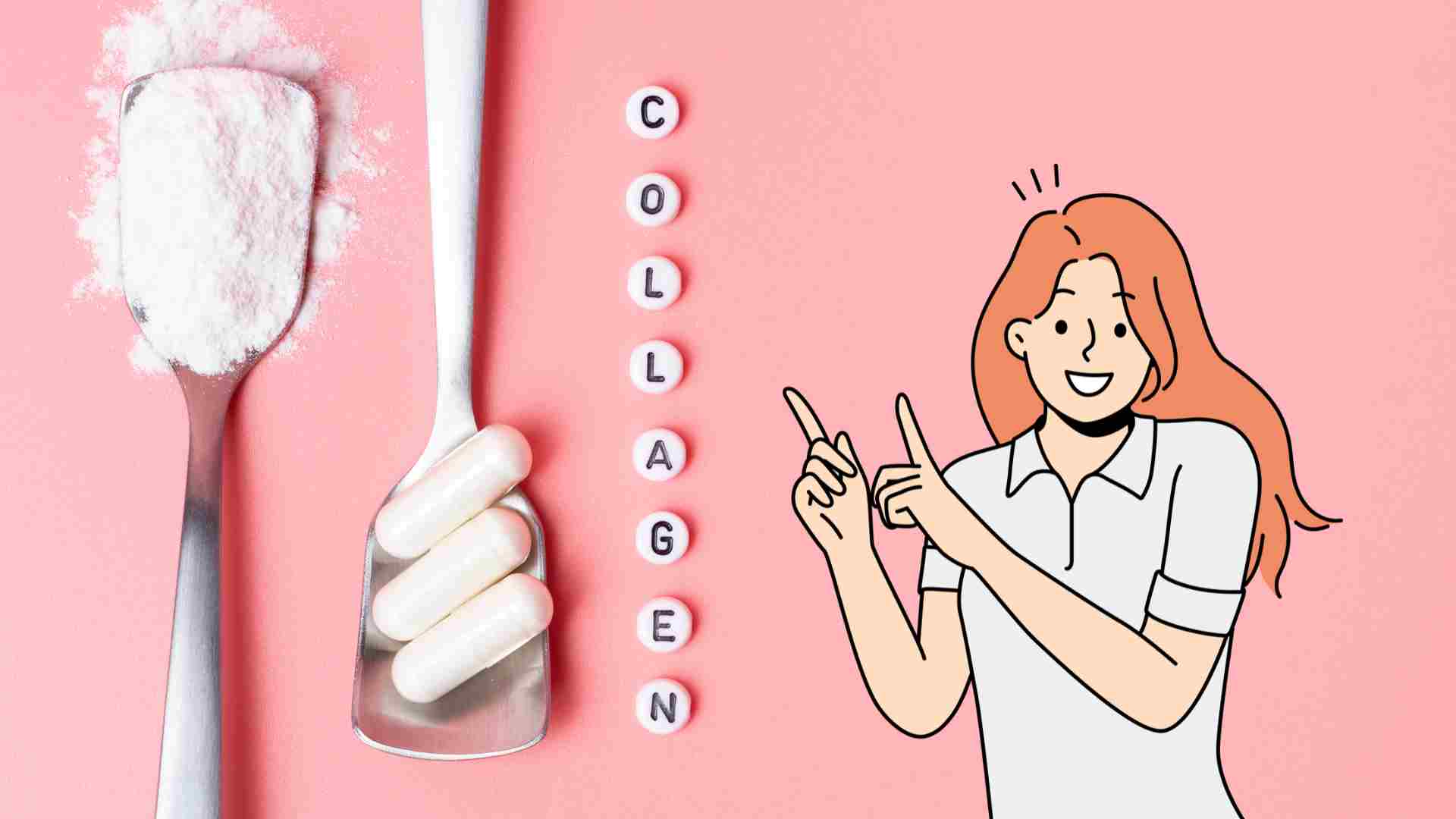 El momento de tomar colageno depende de sus objetivos. El dibujo: Baja la nube