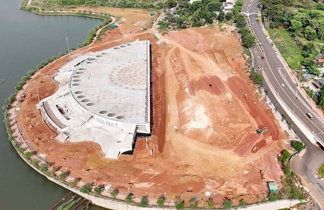 Currently, Dak Nong province is promoting the disbursement of public investment capital. Photo: Bao Lam