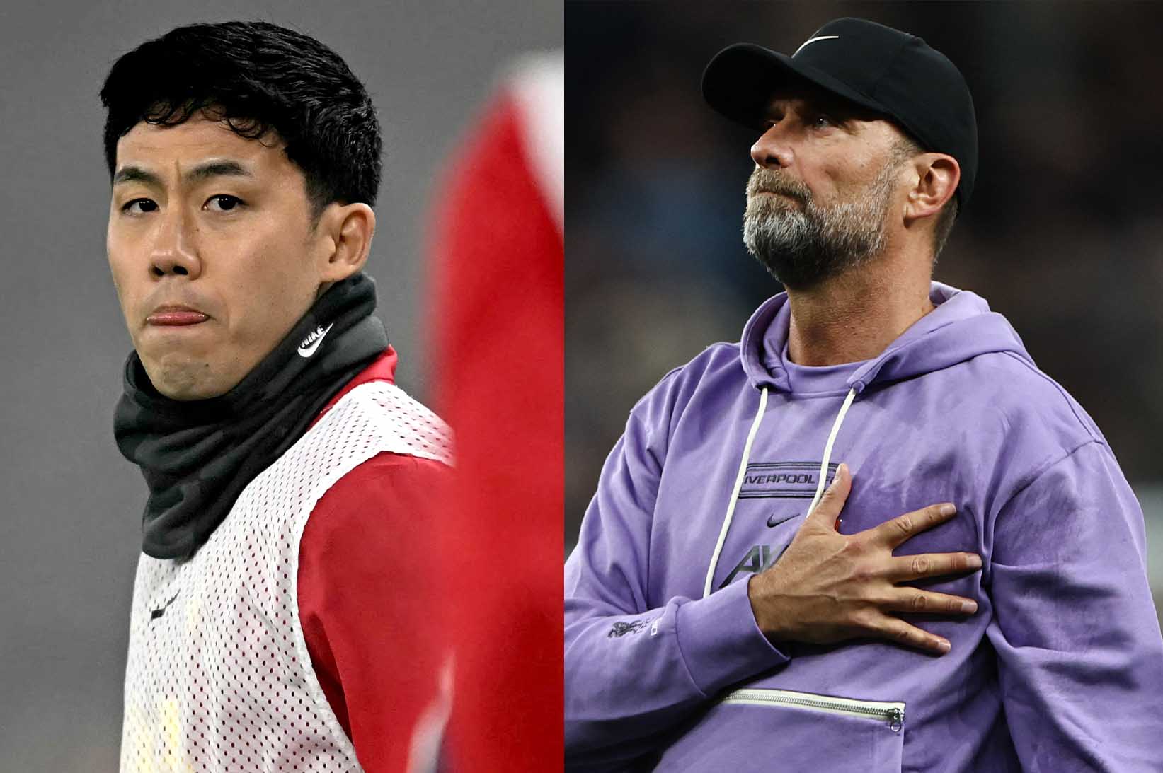 Wataru Endo fue el regalo que Klopp dejo a Liverpool. Imagen de AFP