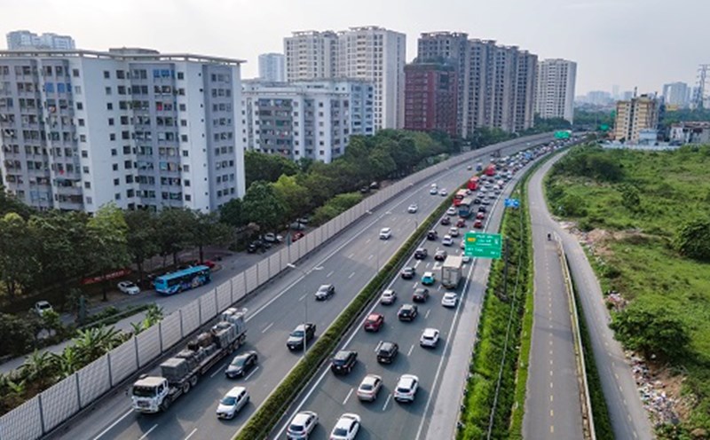 The Phap Van - Cau Gie Expressway will release the BOT station if there is a large congestion. Photo: Ta Hai