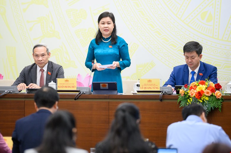 Vice Chairman of the National Assembly's Committee on Law and Justice Nguyen Phuong Thuy said that the appointment of personnel in the places of merger of provinces and communes is to meet the requirements of personnel arrangement. Photo: Quochoi.vn