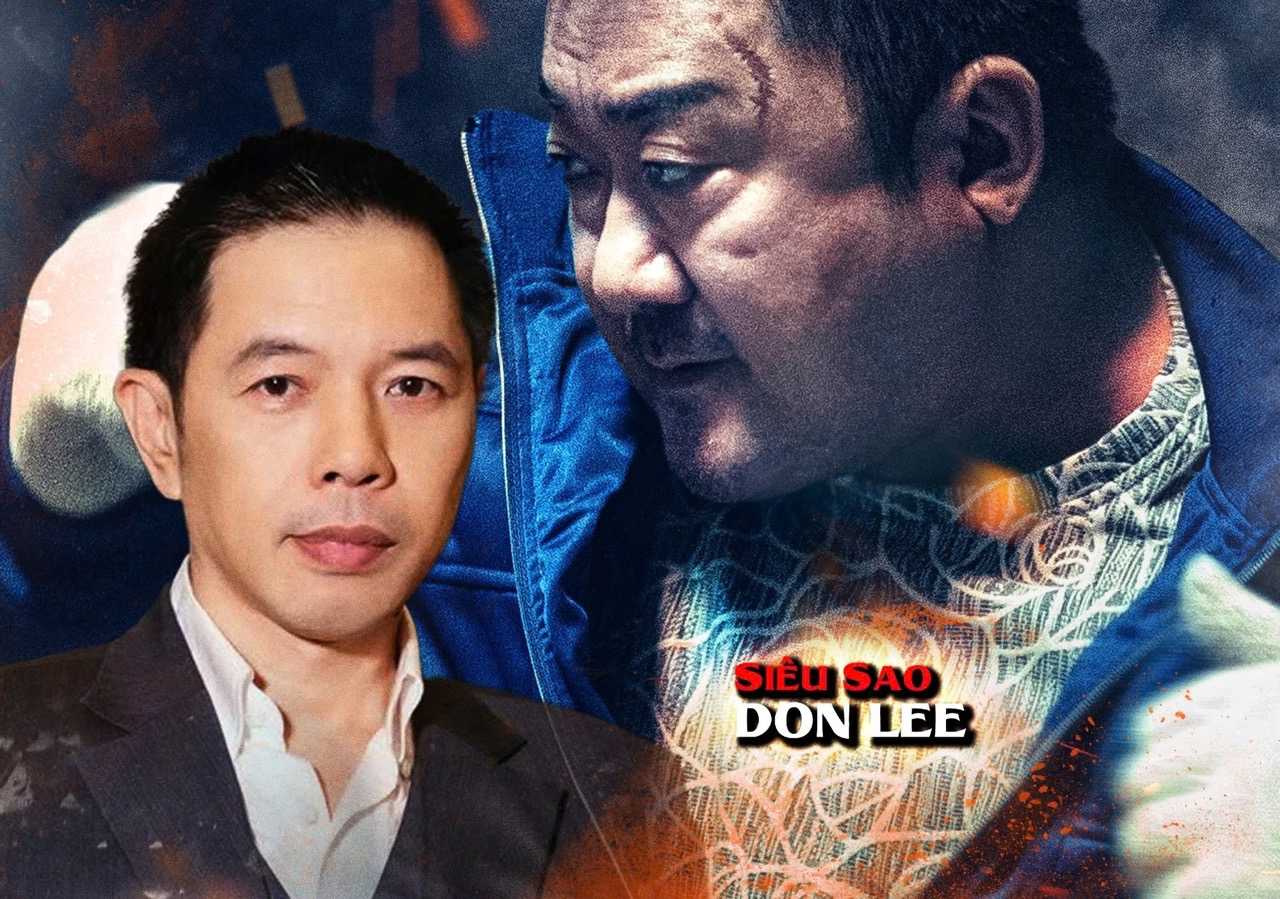 Actress Thai Hoa voiceovers for the movie Holy Night: Devilshancing Team. Photo: film Lotte.