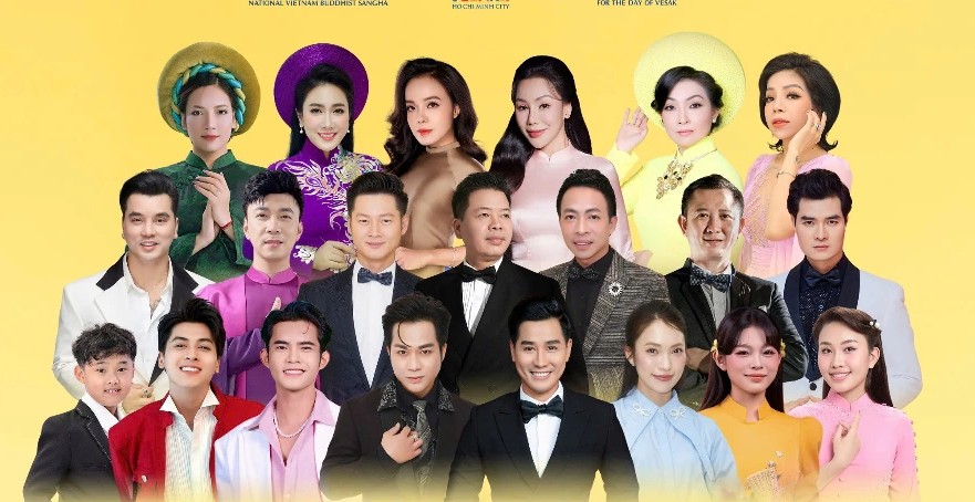 Docenas de artistas cantaron en la fiesta de Vesak 2025. Foto: La organizacion de la provision.